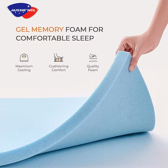 Twin-Size-Hartschaum-Doppelbett-Memory-Foam-Bonnel-Federkernmatratze