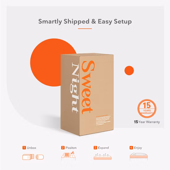 Heißer Verkauf King-Size-Bett Hartschaum-Federkernmatratze